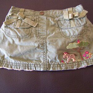 gymboree skort 18-24 mo green
